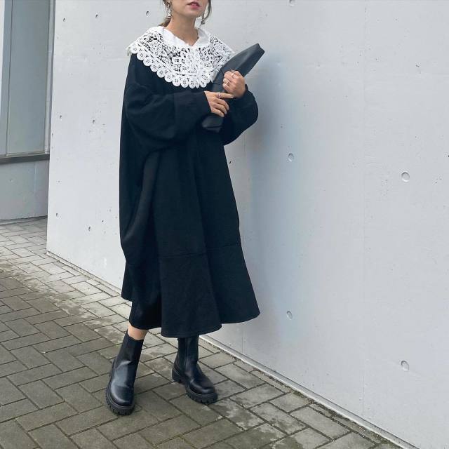 「冬ワンピース」はこう着て垢抜ける♡シンプルでも手抜きに見えない!大人の着こなし6選1.jpg