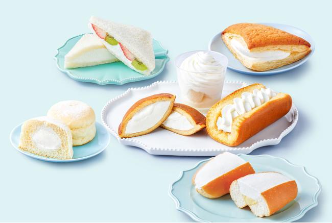 ローソン×生クリーム専門店のコラボ再び!全7品、クリーム好きは買い逃さないで。