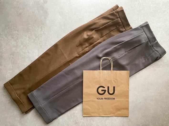 GUさん…バズりパンツなのに値下げでいいの？！迷わずイロチ買い　定番2色を徹底はき比べ！