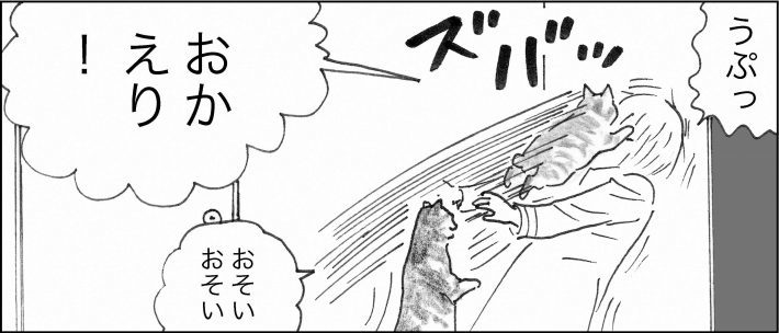 ＜猫漫画＞「猫の名言」ツイートへ大反響。働きづめOLの希望に…／モンちゃんと私