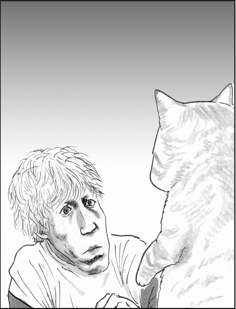 ＜猫漫画＞DVヒモ男の「どうせ俺なんて…」に猫先生が“カツ”!?／モンちゃんと私