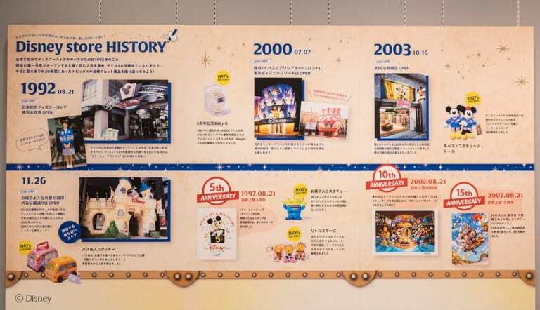 懐かしいアイテムや限定グッズが大集合【ディズニーストア】全国９都市で「30周年記念イベント」開催