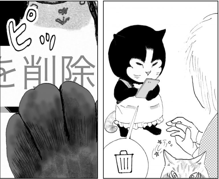 ＜猫漫画＞ツイッターでバズる”猫の名言”と秘密のニオイ!?／モンちゃんと私