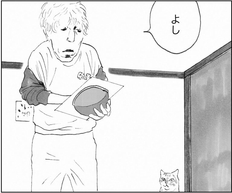 ＜猫漫画＞DVヒモ男の「どうせ俺なんて…」に猫先生が“カツ”!?／モンちゃんと私