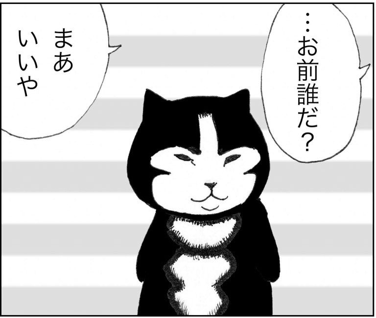 ＜猫漫画＞殴られたおいさん、何かを思い出した!?／モンちゃんと私