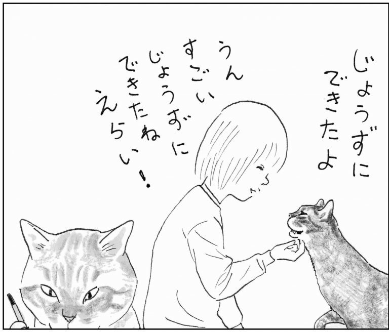 ＜猫漫画＞貧乏OLの家に棲みついた、不思議な猫たちの能力／モンちゃんと私