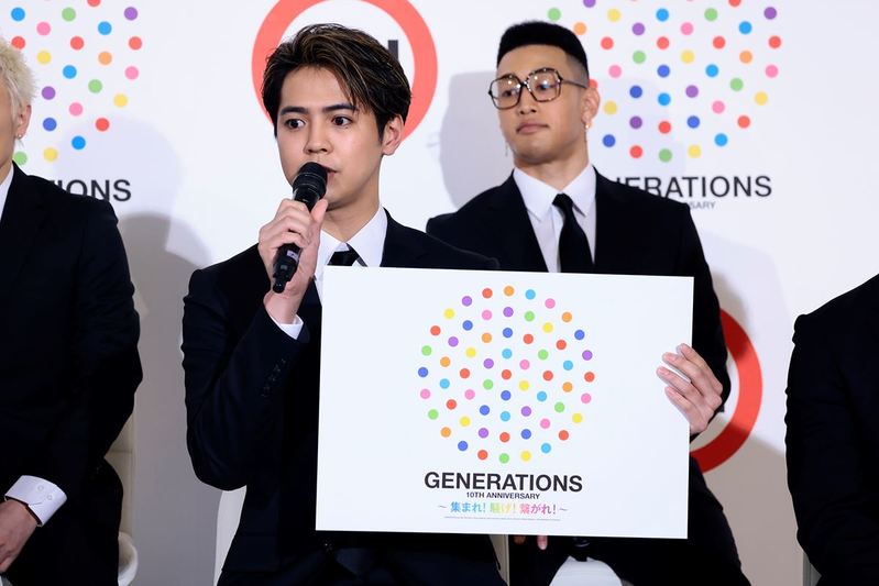 GENERATIONS、記者会見でスローガン＆新ビジュアル公開「日本中の人たちを集めて、騒がせて、繋いでいきたい」