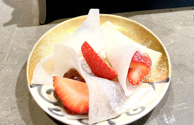 【SHARI（シャリ）】銀座のレストランで開催！イチゴづくしのスイーツフェア“自分で包む”イチゴ大福やイチゴと抹茶の和風モンブランなど6品を販売 日本最大の洋菓子コンテスト受賞パティシエが手掛ける本格派