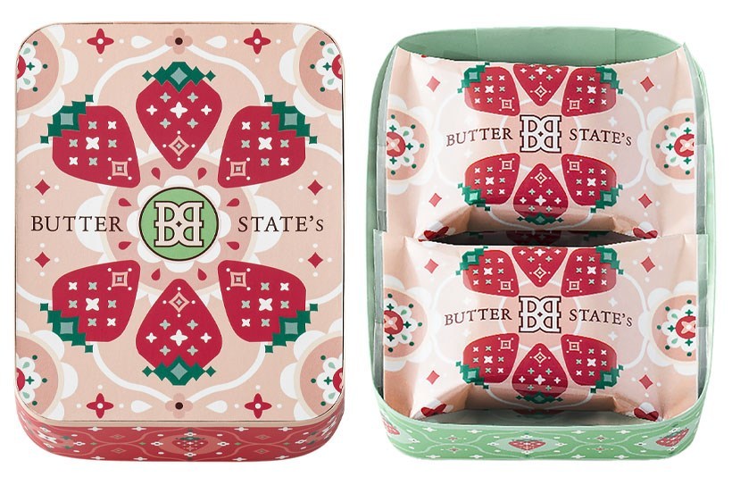 【BUTTER STATE’s（バターステイツ）】話題のスイーツブランド「バターステイツ」より、春限定『ストロベリーバターショコラサンド』新発売。苺の“コクどけ体験”楽しんで！