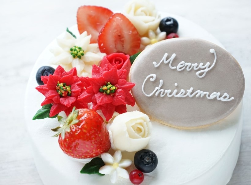 【Sunday Brunch（サンデーブランチ）下北沢店】真紅のポインセチア咲くXmasケーキ 数量限定販売 11月3日～予約開始