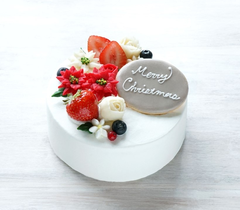 【Sunday Brunch（サンデーブランチ）下北沢店】真紅のポインセチア咲くXmasケーキ 数量限定販売 11月3日～予約開始