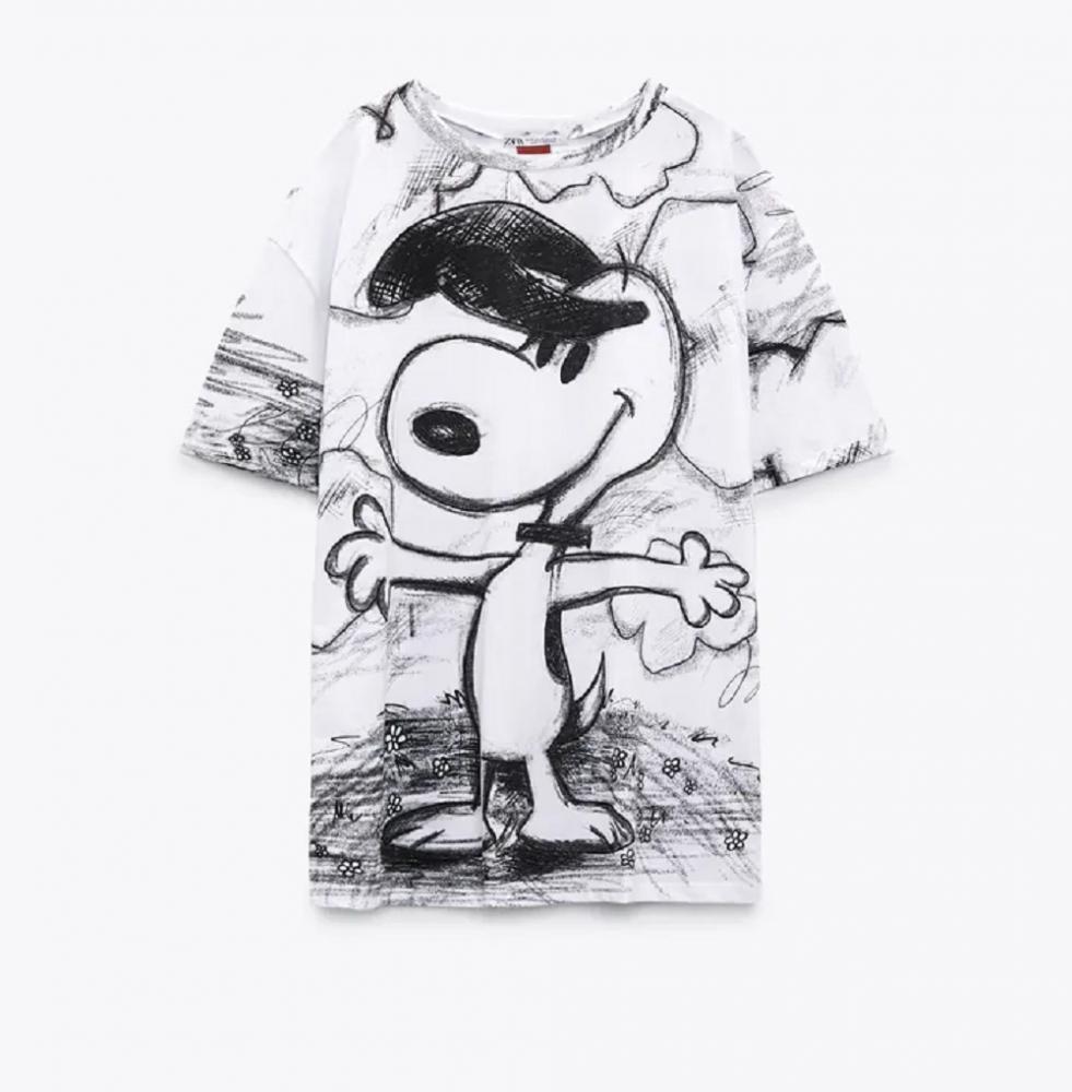 ZARA×「スヌーピー」が可愛くて困る!Tシャツ、スニーカー、バッグどれも欲しい。