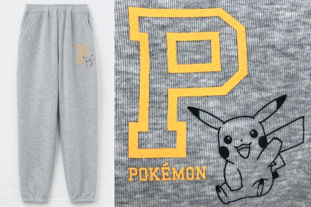 【しまむら】ポケモンのスウェットパンツが可愛い。裏起毛であったかいよ~。